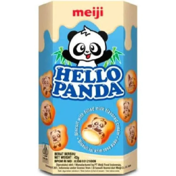 Meiji Hello Panda Milk 42gr Japon