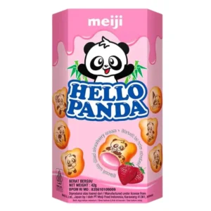 Meiji Hello Panda Strawberry 42gr Japon